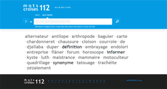 Desktop Screenshot of motscroises112.com